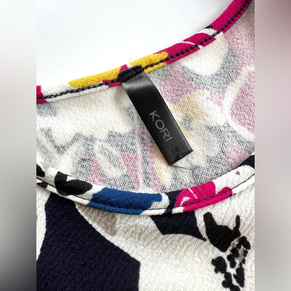 Kori Floral Sleeveless Summer Dress Size M - Picture 3 of 9